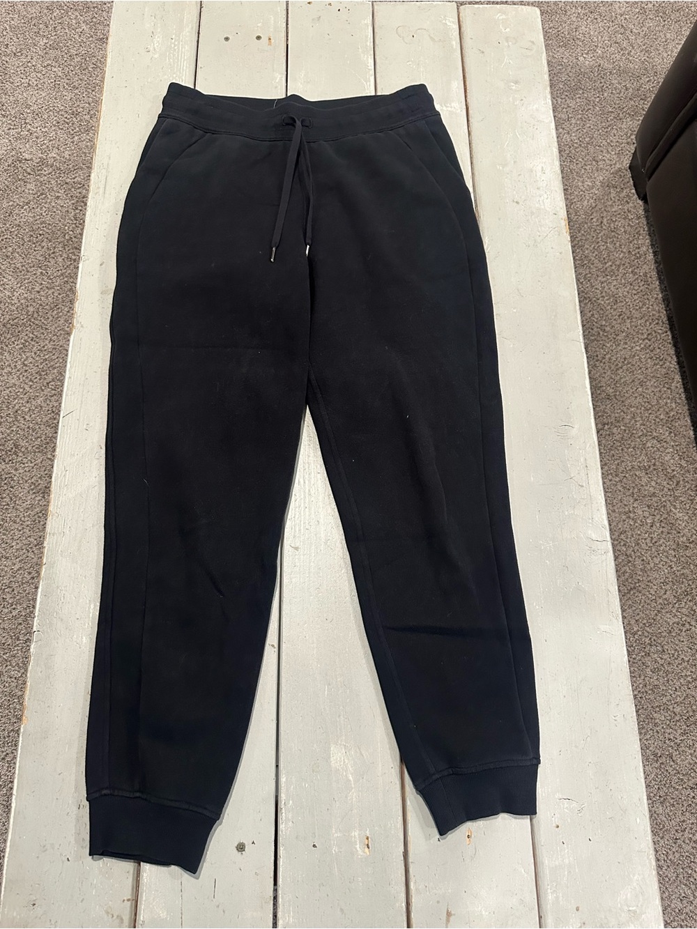 Lululemon Scuba Jogger Size 10 Black Lulu Pants Men Women Sweatpants Athleisure
